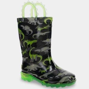 Western Chief Light-Up Dinosaur Rain Boots